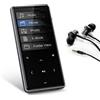 HIFI WALKER 128GB Portable MP3 Player with Bluetooth 5.0, 2.4 Srceen Music Player Built in Speaker, Mini Voice Recorder with 64GB Micro SD Card, Touch Buttons, Voice Recorder, E-Book, Earphones Black