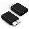 BORLTER CLAMP Adattatore per Unità Disco Rigido da USB C a USB 3.0 Micro-B per Unità Disco Rigido/SSD Esterne, per WD, Seagate, Toshiba, Samsung T3/T5 e Alloggiamenti per Unità Disco Rigido, Nero