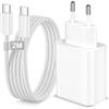 CHLANT Caricatore USB C Rapido per iPhone 17/17 Air/17 Pro Max/16E 16 15 Pro Max/16 15 Plus/iPad, Caricatore 20W Caricabatterie USB C Presa Usb C Spina Fast Charger Type C Alimentatore con Cavo Usb c 2 Metri