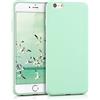 kwmobile Custodia Compatibile con Apple iPhone 6 Plus / 6S Plus Cover - Back Case per Smartphone in Silicone TPU - Protezione Gommata - menta matt