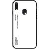 MadBee Cover per Asus Zenfone Max Pro M2 ZB631KL [con Pellicola Proteggi Schermo],Custodia Protettiva in Vetro Temperato 9H [Motivo in Marmo] + Cornice Paraurti in Silicone Morbido Case (Bianco)