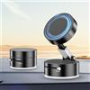 CHANCCI Supporto per telefono a ventosa, nero girevole a 360 °, supporto magnetico per telefono cellulare, moft magnetico vuoto pivot pro