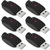 VGOL 6pcs 510 filettato USB Smart Charger con protezione di sovraccarico indicatore LED adatto per il computer portatile caricabatteria da auto torcia saldatore penna stilo