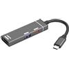 xiwai Adattatore multiporta USB-C tipo C a HDMI 4K a 120 Hz Convertitore USB 3.0 OTG HDTV con porta di alimentazione PD femmina da 100 W
