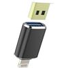 Kefiany Adattatore Lightning Maschio a USB Femmina per IPhone 14 13 Pro Max per iPad OTG 3.0 Cavo Connettore per Apple Digitale Fotocamera Foto Lettore Schede Tastiera Mouse Accessori Connettori Lighting