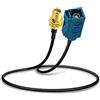 Bingfu Cavo Prolunga Autoradio Antenna Veicolo Cavo da Fakra Z Femmina a SMA Femmina 30 cm per autoradio Android testa-unità navigazione GPS Radio FM AM Satellite Sirius XM modulo Bluetooth telematico