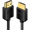 APOKIN® Cavo HDMI 4 K 3 metri cavo HDMI 2.0 UHK ad alta velocità intrecciato in PVC 4 K a 60 Hz a 18 Gbps cavo HDMI compatibile 3D, funzione Ethernet, video 4 K UHD 2160p, HD 1080p - nero