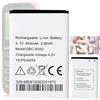 Aousavo DBP-800B DBC-800D DBAB-800A - Batteria di ricambio DBAB-800A, compatibile con Doro 1378 / Doro 1380 / Doro 1381 / Doro 1382 / Doro 1385 / Doro 1355 / Doro Primo 401