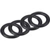 QUARKZMAN 4pz Gomma Altoparlante Schiuma Bordo Surround Anelli 2,5 Nero