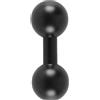 Ausi Adattatore a sfera da 17 mm a 17 mm per montaggio a doppia sfera RAM Mount B compatibile con braccio di prolunga per montaggio GPS rotante