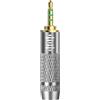 Geekria Adattatore per cuffie da 2,5 mm maschio bilanciato a 4 poli a 3,5 mm femmina bilanciato a 4 poli, per dispositivi con uscita bilanciata da 2,5 mm, convertitore audio in lega di alluminio
