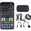 PUSOKEI Cambia Voce Portatile, Disguiser Vocale Bluetooth Portatile con Effetti Sonori Multipli, Voce Regolabile, Scheda Live Mini Gaming per //Switch/PC/Telefono(CC 5V)