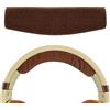 GEEKRIA Cuscinetto per archetto in velluto Geekria compatibile con Sennheiser HD598, HD598SE, HD598CS, HD595, HD569, HD559, HD558, HD555, HD518, HD515, Game ONE, PC360, PC373D (marrone)