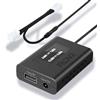 FitDVR Adattatore di alimentazione Dashcam (10-Pin) per Dodge, Jeep, Ram, Chrysler, Display a LED Alimentazione USB, collegare allo specchietto retrovisore, uscita 5V 12V, D3-012