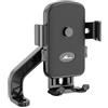 Home Supporto per cellulare per moto, supporto per cellulare per specchietto retrovisore moto, supporto per cellulare universale, anti-shock, montaggio rapido, rotazione a 360 gradi, nero
