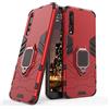 MaiJin Compatibile con Huawei P20 Pro Cover, Custodia Armor Anello Cavalletto (Funziona con il Supporto Magnetico per Auto) Case Paraurti per Huawei P20 Pro (Rosso)