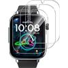 NUCNOK 3 Pezzi Pellicola Protettiva per SaveFamily SaveWatch Plus 2 (Non Vetro Temperato),HD Trasparente Hydrogel Flessibile Protezione Schermo,Sensibile al Tatto,Senza Bolle,AntiGraffio