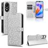 RonRun per Honor X5 Plus Cover a libro Flip Wallet Custodia in Pelle con Slot per Schede Custodia in Pelle Magnetica Cover per Honor X5 Plus - Argenteo