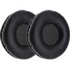 ECSiNG 1 paio di cuscinetti auricolari in pelle memory foam di ricambio compatibili con cuffie AKG K518 K518DJ K81 K518LE nero