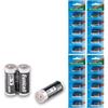 Eunicell MN9100/AM5/N Pile Alcaline LR1 1,5 V, 20 pezzi