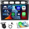 Inefala 4+128G Autoradio per Kia Morning Picanto 2004-2007 Android 15 mit 9'' In-Cell Schermo Soporta Wireless Carplay und Android Auto Mirror Link Radio FM/RDS GPS WIFI BT SWC Telecamera Posteriore