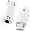 Azonelife Adattatore per Cuffie Audio da USB C a 3,5 mm, Tipo C a Jack Dongle Audio Aux Chip DAC ad Alta Risoluzione USB C to 3.5mm Audio Headphone Adapter per 16/15 Pro Max Plus, S24 Ultra S23 S21 S20