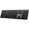 iClever Tastiera senza fili, Bluetooth con 3 canali Bluetooth, cavo o wireless, ricaricabile, layout tedesco QWERTZ, per Mac, Windows, iOS, Chrome OS