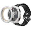 GIOPUEY Stile della Lunetta per Amazfit Active 2, Bezel Styling Ring Acciaio Inossidabile Anello della Lunetta, Anello Protettivo in Metallo in Lega di Alluminio - Silver