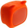 QUSHINI Speaker Bluetooth Particolare, Cassa Portatile Piccola, Altoparlante Potente, Funziona Anche con Scheda Micro SD, Riproduzione Musicale Fino a 3 Ore, Modello Toro, Colore Arancione, QUSHINI
