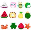 CKANDAY Confezione da 12 protezioni per cavi a forma di frutta, per chomper, masticatori, amici, accessori per cellulare, cavo di ricarica USB