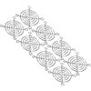 PATIKIL 60mm Ventola Dito Griglia, 8pz Metallo Griglia Protezione Protezione con Vite per Ventola Copertura Protettiva Fai-da-Te, Argento