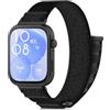 CHANRASI Nylon Cinturino Compatibile con Huawei Watch Fit 3 per donne/uomini,Sport regolabile Cinturino per Huawei Watch Fit 3,Grigio nero