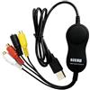 Docooler Scheda di registrazione video UVC USB 2.0, convertitore da VHS a digitale, scatola di registrazione video supporta ingresso CVBS e S-video, converte VHS/DVD, VCR, videocamera, lettore di