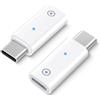 BORLTER CLAMP Adattatore per Apple Pencil 1st Generazione 2 pezzi, Adattatore da USB-C Maschio a Femmina con Indicatore, Compatibile con iPad 10th Generazione o cavo per Dispositivi USB C