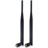 Nelawya RP-SMA Antenna WiFi 6dBi Dual Band 2.4GHz 5.8GHz Antenna MIMO per router Wi-Fi, desktop PC, adattatore USB, schede PCI-E, telecamera IP di sicurezza,extender Wireless Range