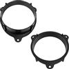 AERZETIX - C11571 - Set di 2 adattatori/supporti per altoparlanti per auto Ø165mm - lato di montaggio: porta anteriore - compatibile con Mercedes-Benz Citan 2012+, Renault Kangoo 2012+