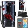 Haninsuze Cover per Honor Magic 6 Lite, farfalla rosa | Pelle PU Portafoglio, Porta Carte, Magnetica, Libro, Antiurto Custodia
