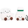 LEWOTE Compatibile con Apple Airpods 4 Case protettiva divertente 3D Cartoon Cover Cover con portachiavi [Sport Series] (Badminton)
