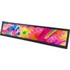 VSDISPLAY Monitor LCD portatile allungato Bar, 1920x360 IPS display a lunga striscia 1920x360, ingresso video USB, supporto Video Autoplay