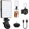 Suevut Ring Light Telefono LED - Luce LED Ricaricabile con Clip, 3 Modalità di Luce e Luminosità Regolabile, Luce per Foto e Luce per Video Portatile per Selfie, Videochiamate e Fotografia