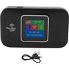 Ouitble 4G, router wireless portatile WiFi, hotspot con interfaccia di tipo C, 3000 mAh, display LCD per viaggi, campeggio, hotel, collegare fino a 10 dispositivi