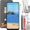 YHX-OU 6.4 Nero TFT Schermo per Motorola Moto G31 XT2173-3 Moto G41 XT2167-2 Moto G71 5G Riparazione e Sostituzione LCD Display Touch Screen Digitizer con Utensili Inclusi