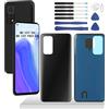 YHX-OU 6.67'' Nero Copribatteria per Xiaomi Mi 10T 5G Mi 10T PRO 5G Copri Batteria Sostituzione Posteriore Ricambio Posteriore Back Cover Posteriori per 10T 5G 10T PRO 5G+ Strumento di Installazione