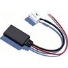 Cerlingwee Adattatore Audio Bluetooth per Auto con Cavo AUX IN Stereo 12 Pin Compatibile con C2 C3 C4 Cavo di Ricambio
