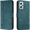 Bravoday Cover per Xiaomi Redmi Note 11T PRO/Redmi Note 11T PRO+, Flip Custodia in Pelle PU Portafoglio Custodia per Xiaomi Redmi Note 11T PRO, con Slot per Schede, Verde