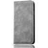 SEAHAI Cover per Motorola Edge 40 Neo, Ultra Sottile Custodia Premium Pelle Portafoglio Kickstand Slot per Schede [RFID Blocking] TPU Antiurto Flip Cover Libro - Grigio