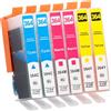 Yowell 364XL Cartucce d'inchiostro compatibili per HP 364 364 XL ciano magenta giallo per HP Photosmart 5520 5510 5520 5524 6520 5515 7520 Deskjet 3520 Officejet 4622