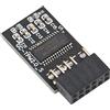 Cerlingwee Scheda Remota TPM 2.0 Crypto Modulo di Sicurezza Standalone con 12Pin LPC SPI Interfaccia Processore crittografico Compatibile con 8.1 10 11