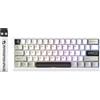 MAMBASNAKE X60 HE Rapid Trigger Magnetic Keyboard, 0.01mm RT Accuracy Gaming Keyboard, Magnetic Switch, Tri-Mode, 0.125ms Latency, 8K Polling Rate, 4000mAh, for Gamer - White