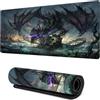 MEZHEN Tappetino da scrivania Dragon Gaming Tappetino per mouse XXL antiscivolo PC grande